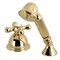 Kingston Brass KSK3352AXTR Transfer Vlv Set For Roman Tub Faucet W/Hand Shower, Brass KSK3352AXTR - alternate 1